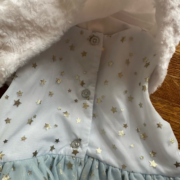 NWT Disney x Pippa and Julie Frozen Gown with Faux Fur coat - Picture 3 of 12